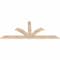 Ekena Millwork Richland Smooth Timber Gable Bracket, Douglas Fir, 60"W x 25"H x 1 1/2"D x 3 1/2"F, 10/12 Pitch GBW060X25X0204RIC00SDF - alternate 2